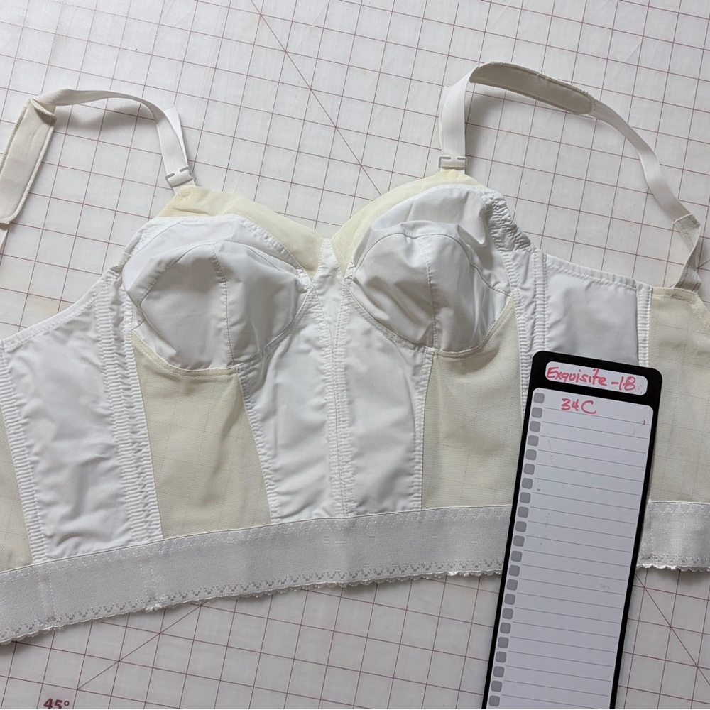 Women's Cream Longline Bra